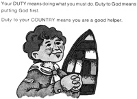 Illustration from a Boy Scout Manual