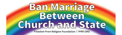 Ban Marriage Between Church and State Bumper Sticker