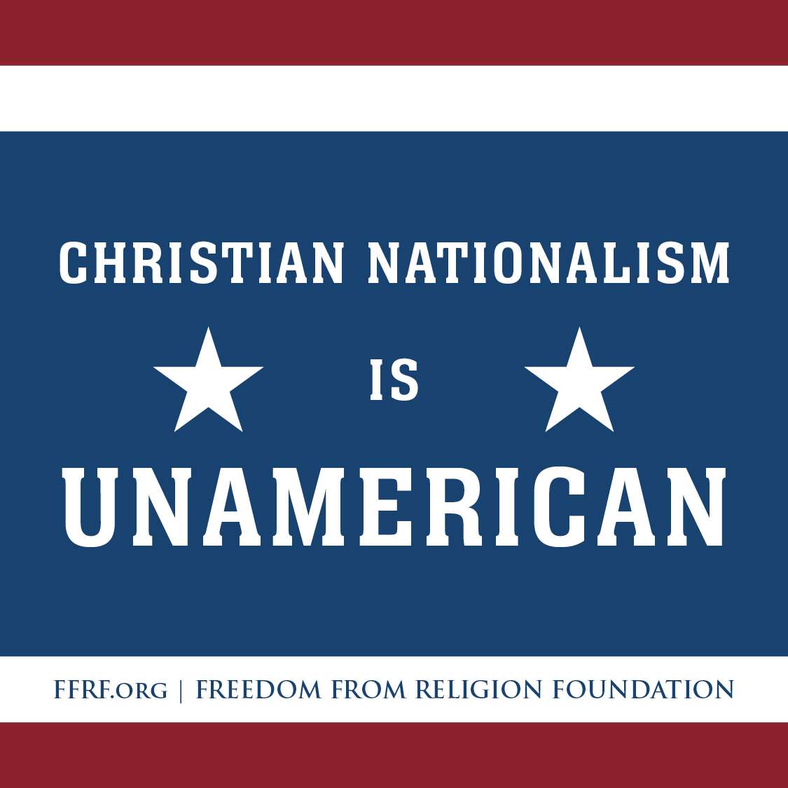 Christian Nationalism is UnAmerican Decal