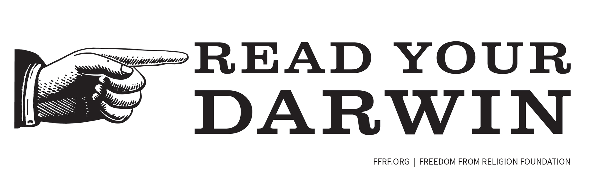 Read Your Darwin Bumper Sticker